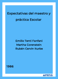 Expectativas del maestro y práctica Escolar (1986)
